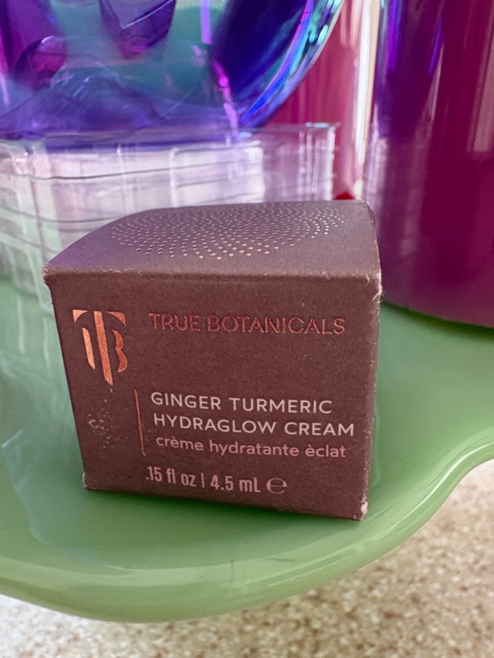 True Botanicals Ginger Turmeric Hydraglow Cream Travel Size